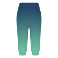 thumbnail image 4 of Yuyuzo Womens Capri Pants High Waisted Drawstring Sweatpants Running Gym Cropped Trousers with Pockets, 4 of 6