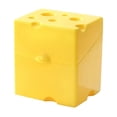 thumbnail image 2 of Oleegame 1PC Produce Storage Sliced Cheese Storage Container Plastic Butter Block Cheese Slice Storage Box With Flip Lid Cheese Slice Holder Sliced Cheese For Refrigerator Food Yellow, 2 of 9