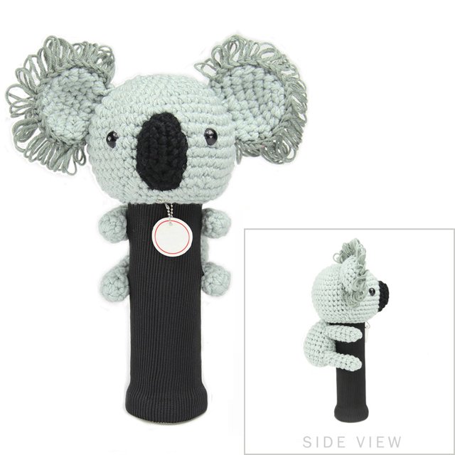 StitchHead Hand Stitched Yarn Animal Driver/Wood Head Cover - Koala