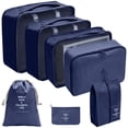 thumbnail image 1 of Gkeoshab Home Textile Storage Packing Cubes For Travel 7Pcs Travel Cubes Set Foldable Suitcase Organizer Lightweight Luggage Storage Bag Home & Garden, 1 of 4