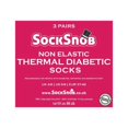thumbnail image 2 of 3 Pack Ladies Non Elastic Thermal Diabetic Socks for Poor Circulation, 2 of 2