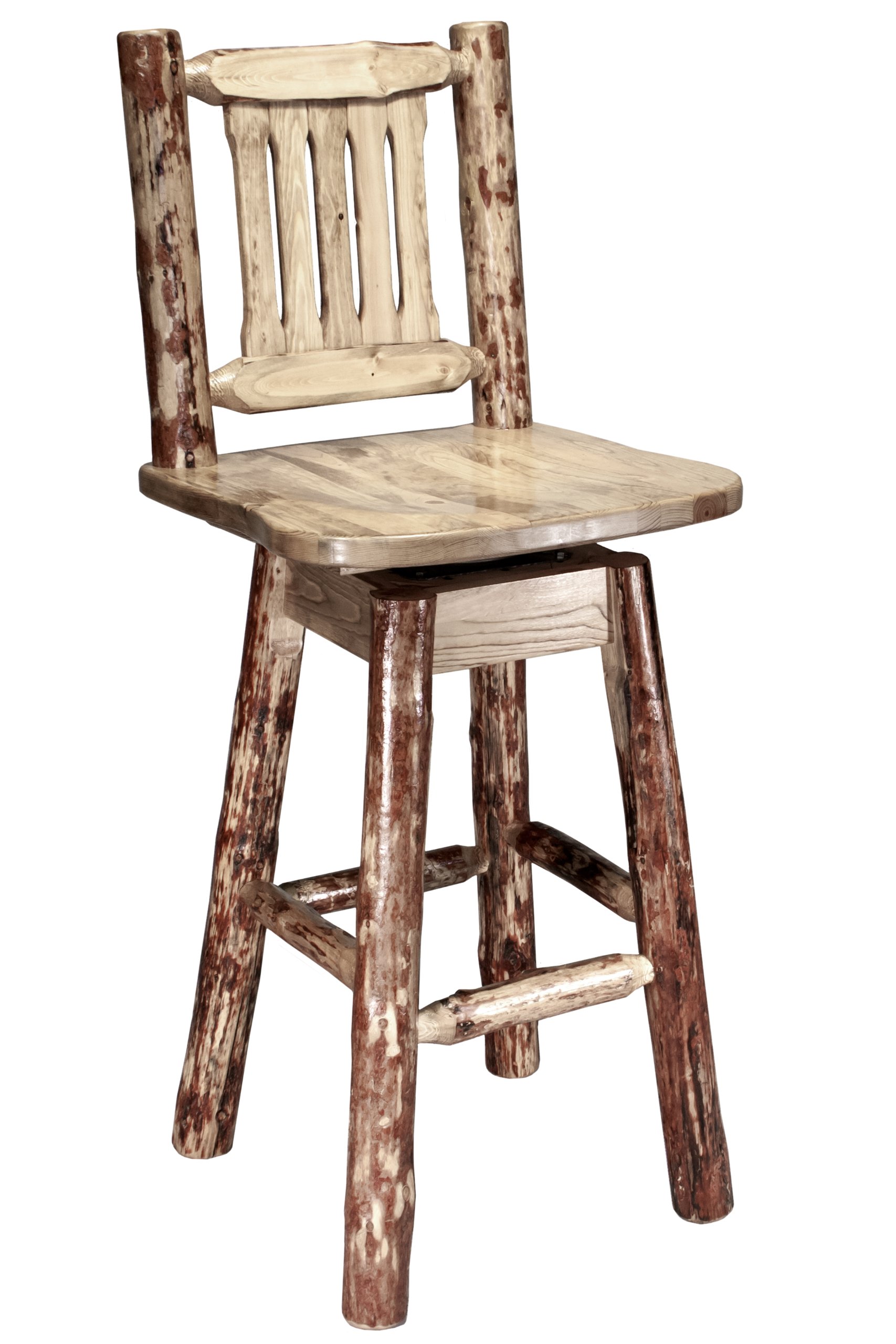 Montana Woodworks Tabouret de Bar avec Dossier et Pivot