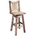 thumbnail image 1 of Montana Woodworks Barstool with Back and Swivel, 1 of 4