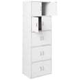thumbnail image 2 of Hodedah Armoire de Rangement Polyvalente pour la Maison/le Bureau à 10 Portes Fermées, Rainbow, 2 of 4