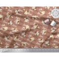 thumbnail image 2 of Soimoi Poly Georgette Fabric Love Text & Puppies Dog Printed Craft Fabric by the Yard 52 Inch Wide, 2 of 3