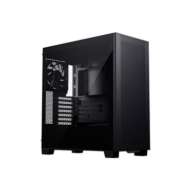 Phanteks XT Pro, Châssis de Jeu Mi-Tour, Maille à Haute Performance de Débit d'Air, Fenêtre en Verre Trempé, 1x Ventilateur Noir M25-120 Inclus, Noir