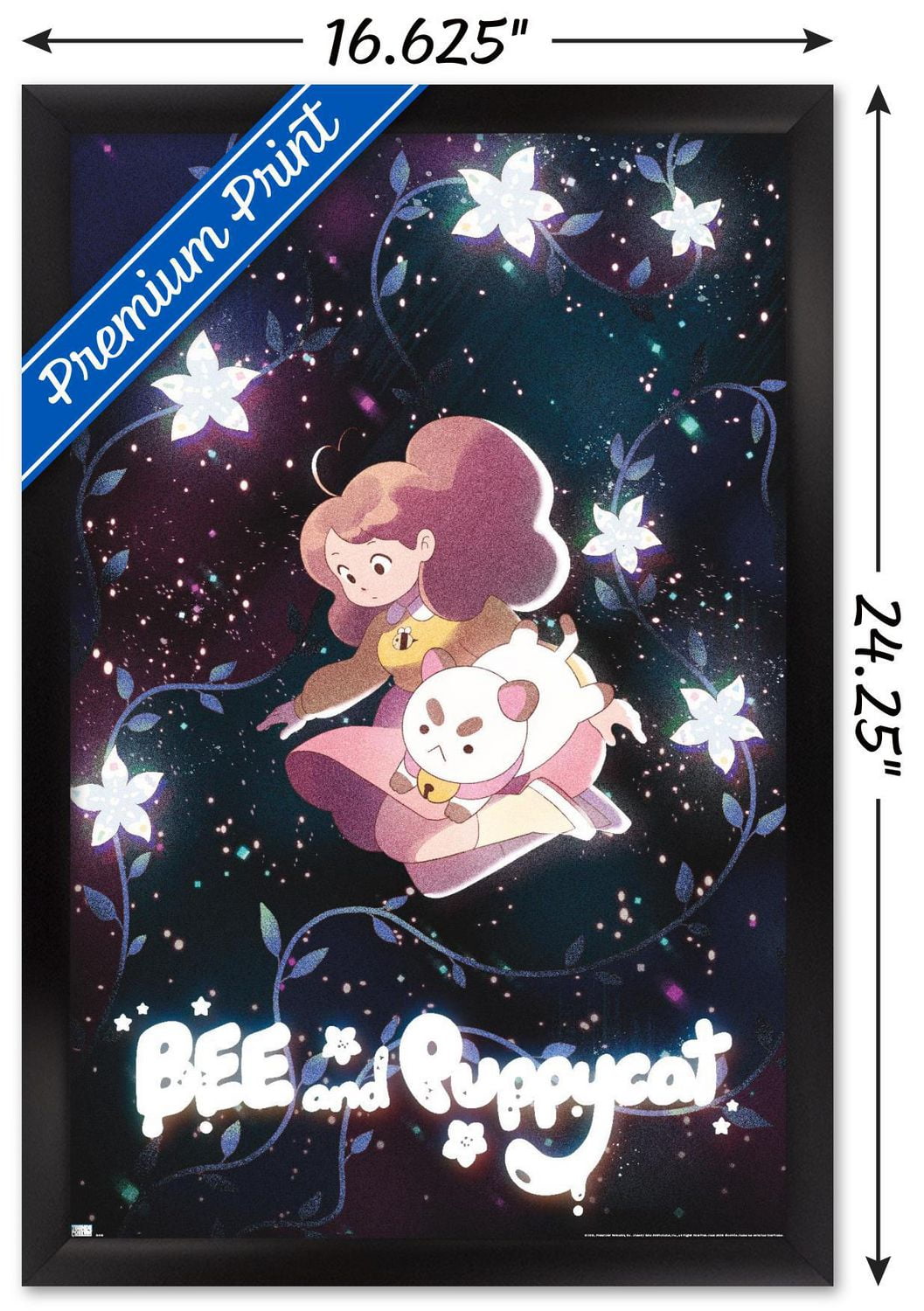 Bee And Puppycat - Space Flowers Key Art Wall Poster, 22.375" x 34"