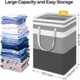 thumbnail image 2 of Home Textile Storage Freestanding Laundry Hamper with Extended Handles for Dorms Family Rooms and Versatile Use in Home Organization, 2 of 7