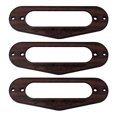 thumbnail image 1 of Miangastore Single Coil Pickup Ring Guitar Pickup Frame Mounting Ring Coffee 3Pcs 18Mm, 1 of 8