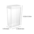 thumbnail image 3 of Organisateur D'Épices - Boîte de Rangement de Cuisine Transparente, Compartiment de Qualité Alimentaire, Ouverture D'Une Seule, Blanc, JKODE, 3 of 8