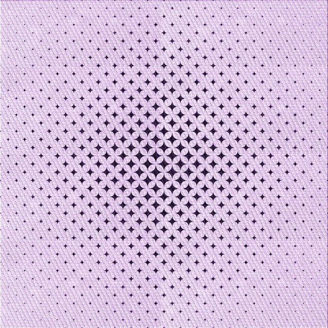 Ahgly Company Machine Washable Indoor Square Transitional Orchid Purple Area Rugs, 6' Square