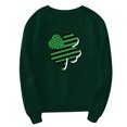 thumbnail image 2 of RKSTN Chandails à Capuchon pour Hommes Mode d'Automne Chandail Doux Chandail de la Saint-Patrick Molleton Imprimé Décontracté Col Rond Chandail à Enfiler Haut Chandail pour Hommes, 2 of 3