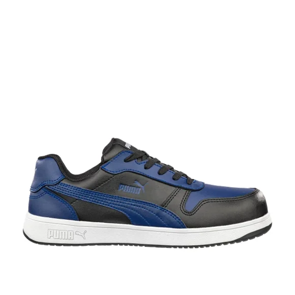 PUMA Safety Men's Frontcourt Low Composite Toe ESD Work Shoe Blue/Black - 640275