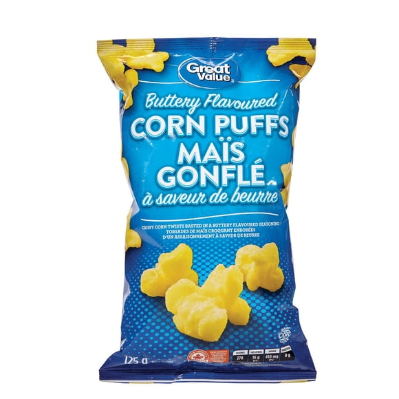 Great Value Buttery Flavoured Corn Puffs