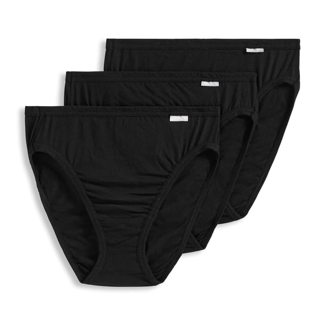 Jockey Femmes 100 % Coton Elance Coupe Française - Lot de 3