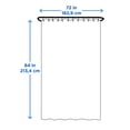 thumbnail image 3 of Mainstays Oversized Softy PEVA Shower Liner, 72" x 84", Clear, 3 of 5