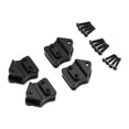 thumbnail image 4 of Bunblic Leaf Spring Mount Hangers Aluminum Replacement Lightweight Easy to Install Shock Absorption Practical Sturdy DIY RC Car Parts Black, 4 of 8