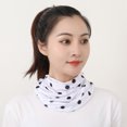 thumbnail image 3 of Women Men Scarf Mask Bandana with Ear Loops Sun Protection Outdoors Face Mask, 3 of 4