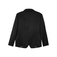 thumbnail image 4 of Raenseen Garçons Enfants Sport Blazer Gentleman Manches Longues Coupe Classique Veste de Complet à Revers Manteau à Simple Boutonnage Vêtement d'Extérieur Noir 6, 4 of 6