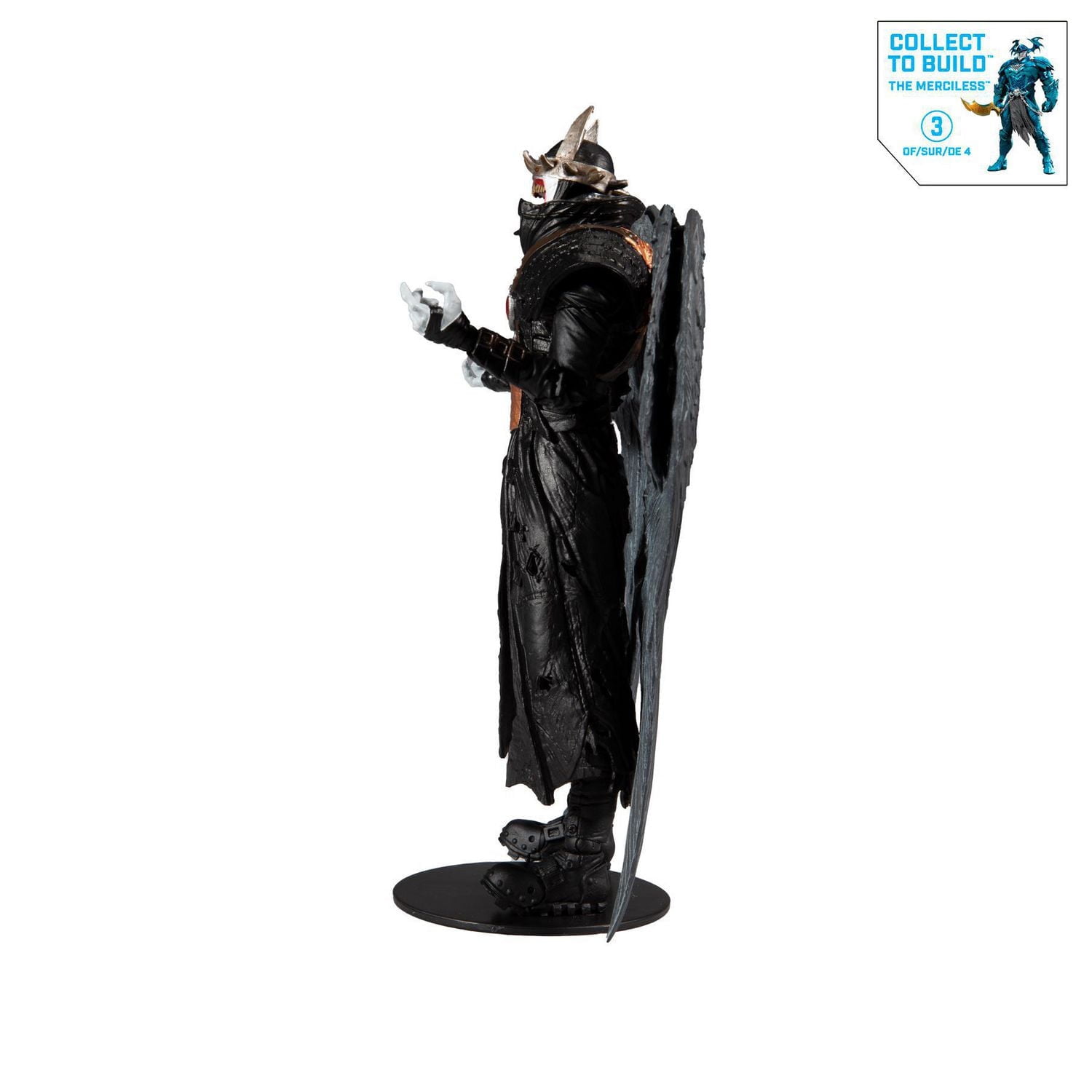 McFarlane Toys - DC Multiverse - Batman Who Laughs avec des ailes Sky Tyrant et des pièces pour la figurine "The Merciless"