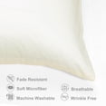 thumbnail image 3 of Unique Bargains Satin Pillowcase Zippered Silky Sateen, 3 of 9