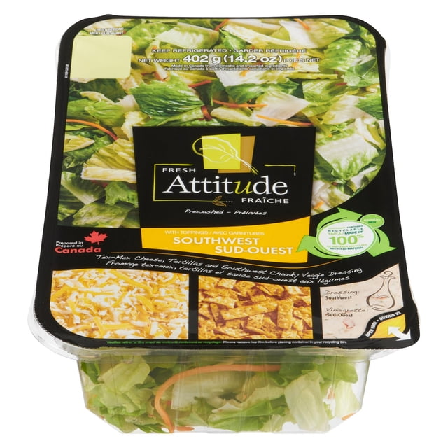 Fresh Attitude Southwest Family Salad Kit, 402g, READY-TO-EAT SALAD