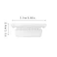 thumbnail image 4 of Clear Hanging Folder Tabs, Hanging File Folder Tabs, Clear Tabs for Hanging File Folders for Hanging, File Folders with Tabs, Hanging Files Tabs, 25 Pcs, 3.03x1.1"(Clear), 4 of 5
