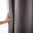 thumbnail image 2 of Bouclair Rideau Occultant en Chambray Charbon 52x96 Po (132x244 cm), 2 of 10