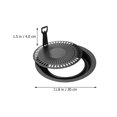 thumbnail image 2 of CHICHUMID 1 Set Black Non-Stick Grill Tray Barbecue Frying Pan Iron Black, 2 of 8