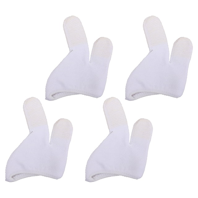 Dog Or Cat Finger Toothbrush 2 Fingers Cots Design For Easy Teeth Cleaning Care For Cats Dogs Washable Reusable