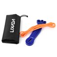thumbnail image 2 of Lixada 2PCS Resistance Loop Band with Carry Bag Natural Latex Pull Up Assist Band Home Gym Fitness Yoga Strength Training Elastic Exercise Workout Band, 2 of 7