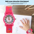 thumbnail image 4 of Herwey Children Watch,Waterproof Watch,Kid Waterproof Cartoon Watch Letter Pattern Children Wrist Watch Time Recognition Tool, 4 of 8