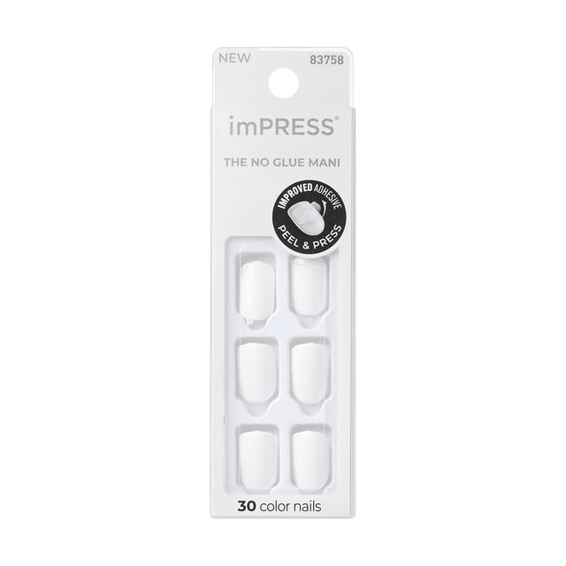 KISS ImPRESS Color - Fake Nails, Short