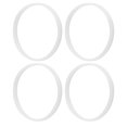 thumbnail image 3 of Rubber Sealing O Rings Gasket, Rubber Gaskets 10cm Sealing Gaskets White O Rings Replacement Parts Juicer Blender Replacement Seals for Home, 3 of 8