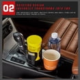 thumbnail image 2 of Universal Car Water Cup Holder 360 Degree Rotation Drink Bottle Bracket ABS Car Bottle Support, 2 of 8