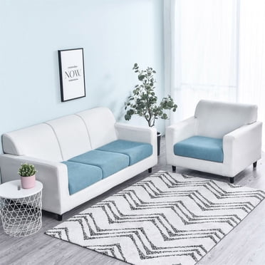 Housse de Coussin Imperméable pour Siège de Sofa, Protection Bien Ajustée, Fibre Peluche, Salon