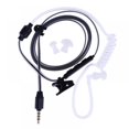 thumbnail image 1 of YOPTOP Security Headset Anti-radiation Spiral Tube Earpiece With 3.5 mm Headphone Jack For  Or Android Devices,black, 1 of 7
