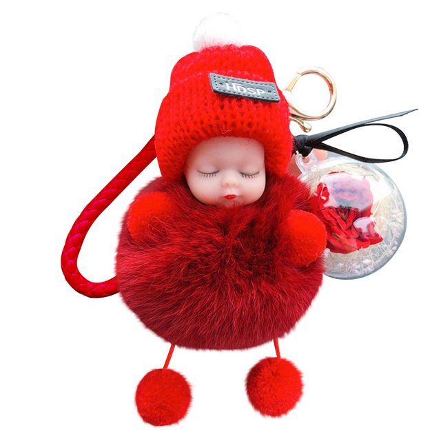 Fleurs de la Saint-Valentin Artificielles Adorables Simulation Peluche Poupée Louche Saint-Valentin Rose