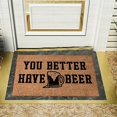 thumbnail image 3 of Doormats Coir Door Mats Plain Door Mat Outdoor for Crafts Bulk Door Rugs for Outdoor Entrance Low Maintenance Welcome Mat Easy to Clean, Beautiful Color for Outdoor and Indoor Use, 16x24 Inch, 3 of 4