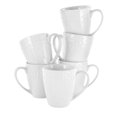 thumbnail image 1 of Elama EL-CARA6PC Cara&# Ensemble de Tasses en Porcelaine 44; Blanc - 6 Pcs, 1 of 1