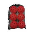 thumbnail image 1 of 6Pcs Outdoor Pickleball Balls Set. Standard 40 Holes 74mm Ball》, 1 of 8