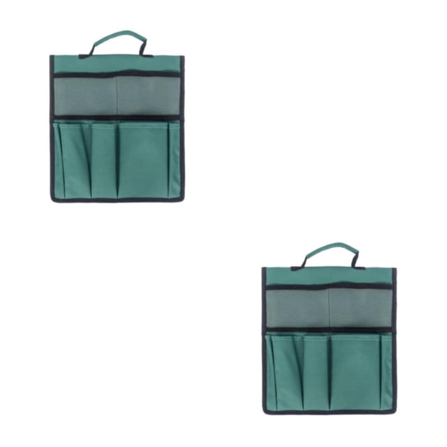Transemion Work Portable Storage Bags With Ample Storage Space Durable Foldable Garden Kneeler Tool Bag Dark green 2Set