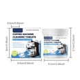 thumbnail image 3 of Coffee Machine Cleaning Tablets Effervescent Descaling Decontamination Tablets For Espresso Maker Keurig Universal Cleaner Maintenance 0.28Lb, 3 of 9