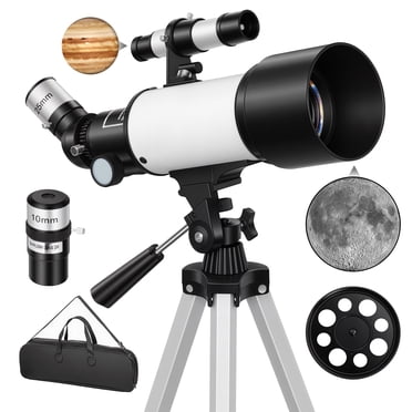 Outsunny Telescope for Adults, 70 mm Aperture 400 mm Refractor Telescope