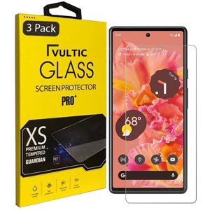 Vultic [3 Pack] Protection écran pour Google Pixel 6 [Case Friendly], Couverture de film en verre trempé