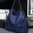 thumbnail image 4 of kurtrusly 1/2/3 Wide Application Convenient And Practical Chain Handbag For Women - Foldable Shoulder Bag Fashion PU Chain Shoulder Bag silvery 1 Pc, 4 of 6