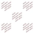 thumbnail image 3 of relayinert Mini Organisateur de Colliers en Forme de Bonbon Rangement de Colliers Rose 10 Pcs 5Set, 3 of 6
