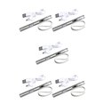 thumbnail image 1 of Decodeary Flashlight Outdoor Portable Rechargeable Stainless Steel LED Torch Penlight Fishing Handheld Hanging Light One Mode 1 5Set, 1 of 6