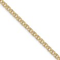 thumbnail image 1 of 10K Yellow Gold Lite 5mm Double Link Charm Bracelet, 1 of 1