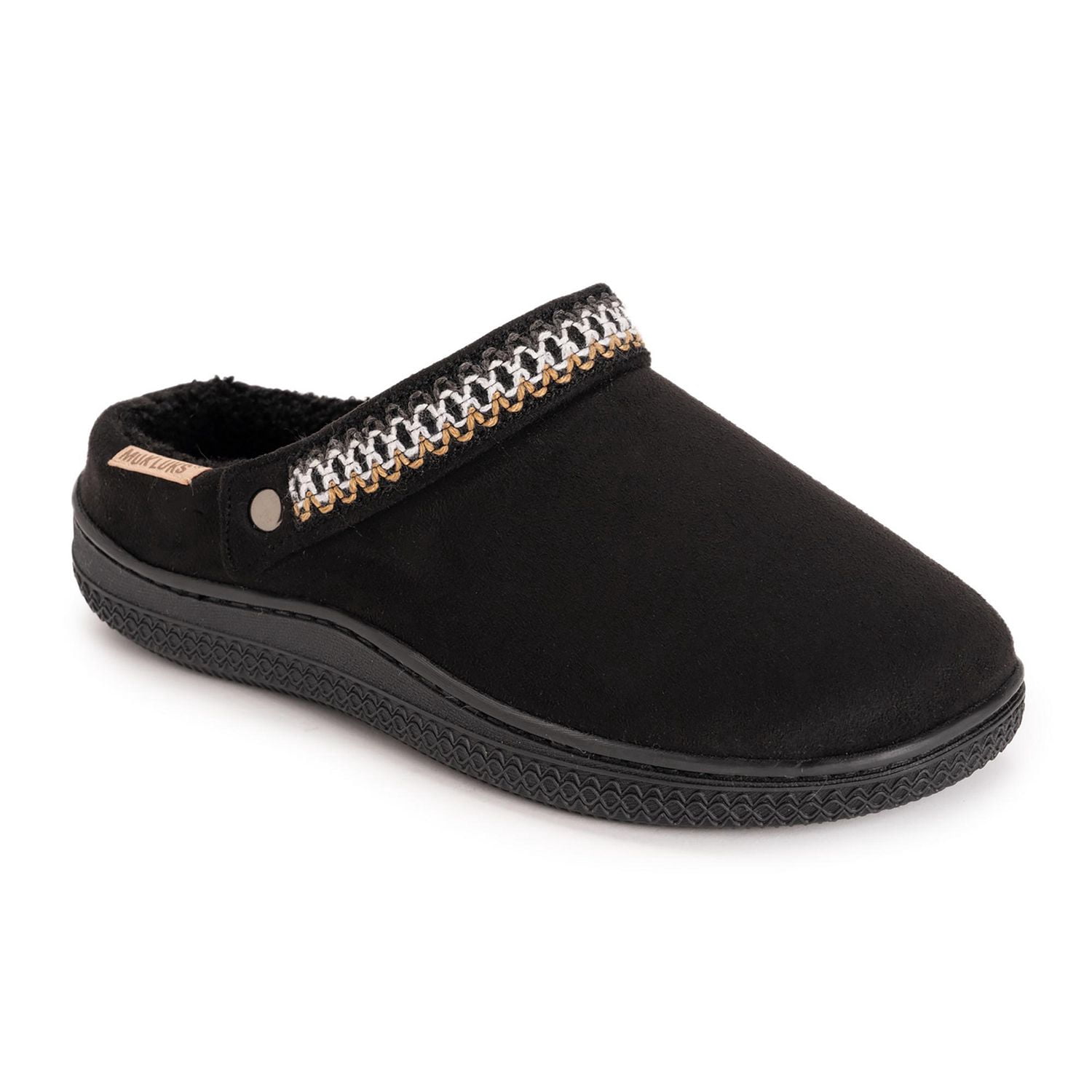 MUK LUKS Ladies Convertible Clog Slippers Chestnut